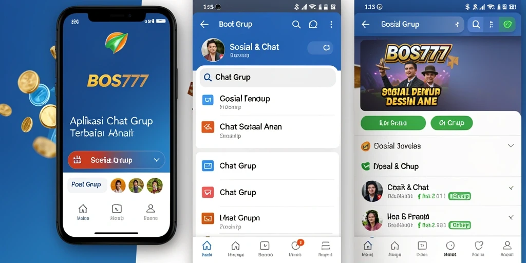 Antarmuka aplikasi BOS777 yang sederhana dan intuitif.